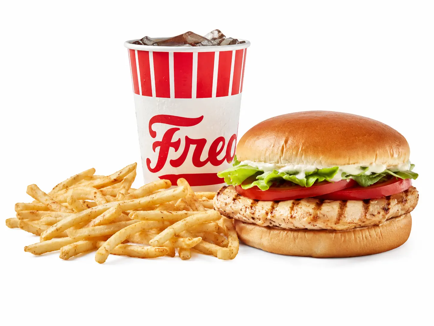 Senior Grilled Chicken Sandwich Meal