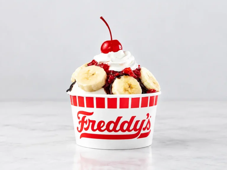 Freddy's Banana Split Sundae
